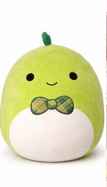 Squishmallows Danny Green Dinosaur Plush Bow Tie 12–14” Kellytoy  NWT